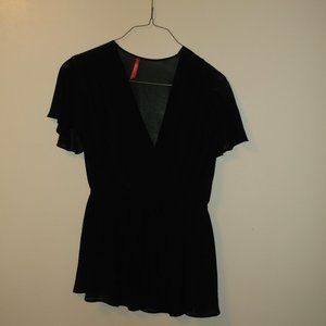 Black Ruby Ribbon cross over top